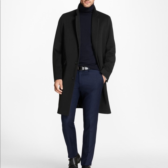 Brooks Brothers Other - • Brooks Brothers • Mens Wool Overcoat Black 46